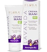 Crème mains bleue - lavande, 100 ml - crème mains apaisante, hydratante et apaisante. Trois variétés d'huiles.