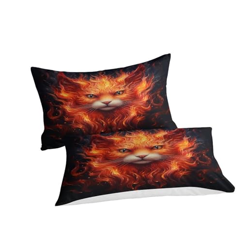 Housse de couette Firefox haute qualité parure de lit microfibre premium - 3