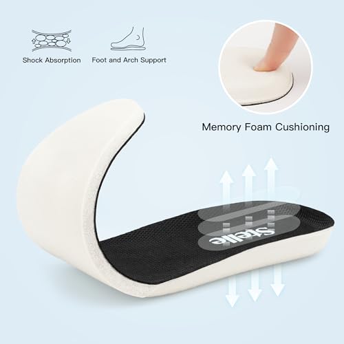 Stelle Girls Sneakers Kids Tennis Running Walking Shoes Slip-On Athletic Non Slip Lightweight Breathable Sport Shoes for Little/Big Kid4