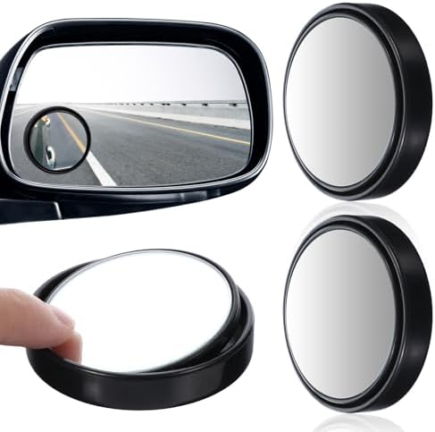 2 Pieces Blind Spot Mirror, 360 Degree Adjustable View Angle 2" R...