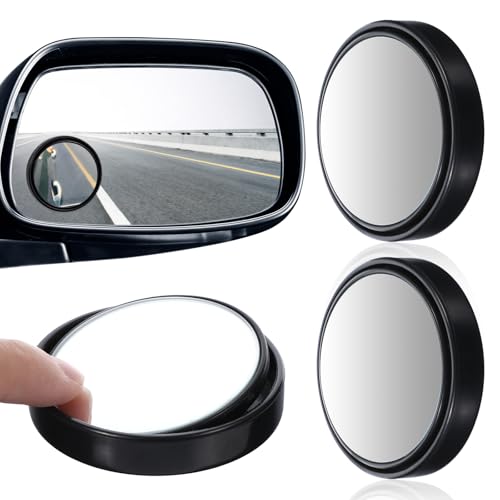2 Pieces Blind Spot Mirror, 360 Degree Adjustable View Angle 2" R...