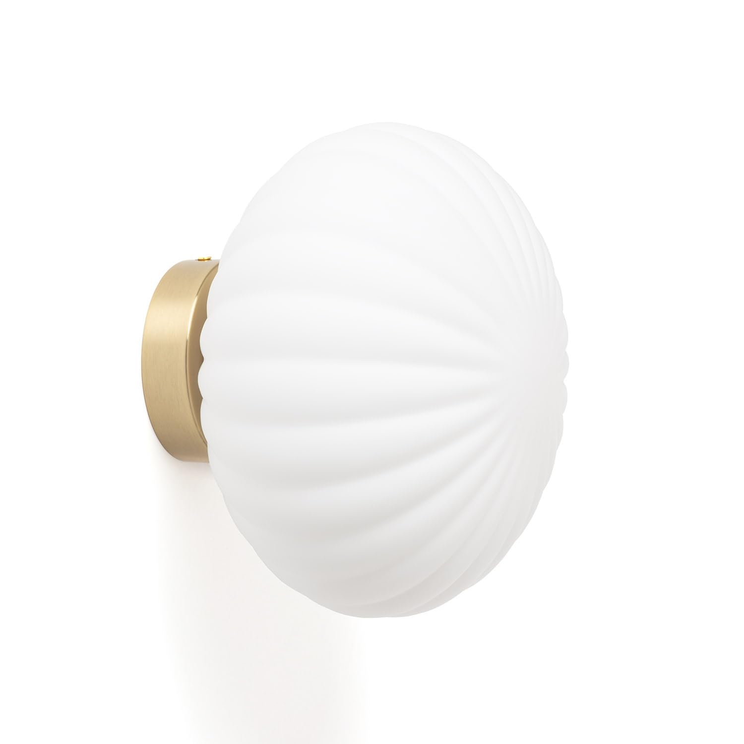 LEDKIA LIGHTING Applique Murale Verre et Métal Celina Blanc