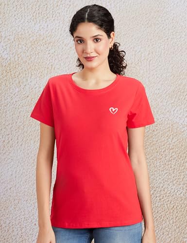 Image of Amazon Brand - Symbol Women's Cotton Stretch Regular Fit Round Neck Sleeveless T-Shirt (Available in Plus Sizes)