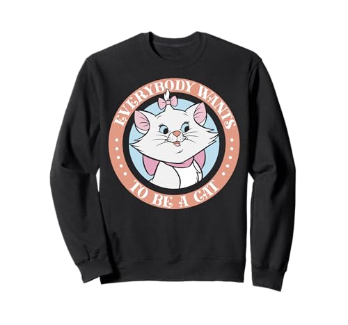 Sweat Marie Disney Everyone Wants To Be A Cat pull oversize imprimé personnage