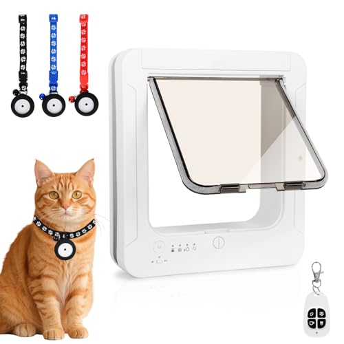 Smart Cat Door for Interior & Exterior, Flap Opening is...