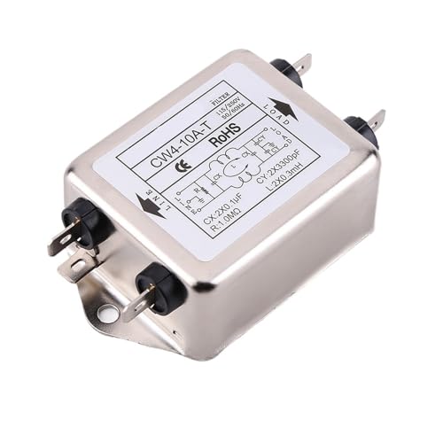 Filtre de puissance monophasé CA CW4-10A-T anti-interférence - 2