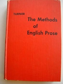 Hardcover the Methods of English Prose Book
