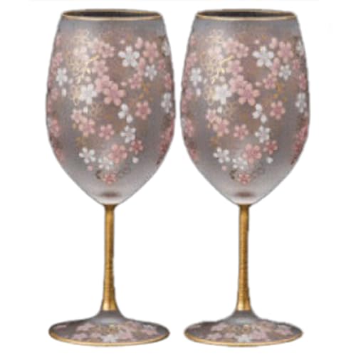 石塚硝子製 ペアワイングラスセット EL DORADO (SAKURA WINE)[0541]