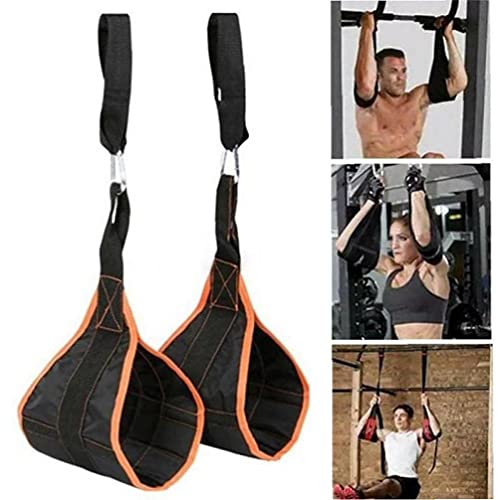 1 Pair Abdominal Hanging Straps Heavy Duty Muscle Ab Training Sling Belt Hanging Sling Strap For Sports Fitness Exercise #TOP4