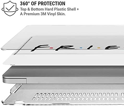 Skinit Case + Skin Compatible with MacBook Air 13in M1 (2021) - Officially Licensed Warner Bros Friends Design