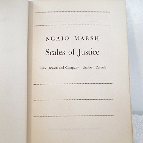 By Ngaio Marsh Scales of Justice (1st ed) [Hard... B00SB3VFU2 Book Cover
