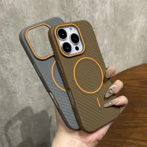 Coque iPhone 14 Plus violette mate et magnétique pour charge sans fil