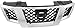 Garage-Pro Grille Assembly Compatible with 2009-2019 Nissan Frontier Chrome Shell with Painted Black Insert