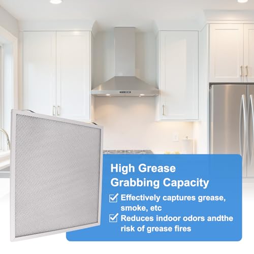S97017415 Range Hood Filter Compatible with Broan 5 Layer Aluminum Grease Range Hood Filters Replacement 97017415, 14 X 13.7 X 0.35 inch - 2 Pack by Gesleben - Image 7