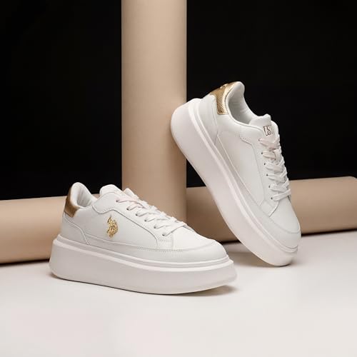 Image of U.S. Polo ASSN. Eleanor 3.0 Nude Light Weight Sneaker Shoes
