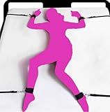 Bed Restraint for Queen Sized Bed Sex Tie Down for Couples Under Mattress King Size Bed Sex Ties Restraints for Ankles and Wrist Straps Adult Play Bondaged Kit Sex Handcuff Bracelets for Women Sweater