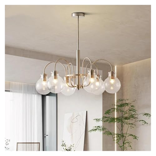 Lampes suspendues et lustre suspendu en verre design haricot magique