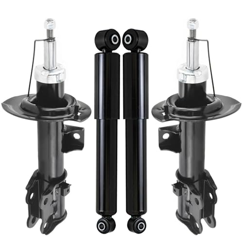 Image of Detroit Axle - Front Bare Struts Assembly Rear Shock Absorbers Replacement for 2014 2015 2016 Kia Forte Koup Forte5