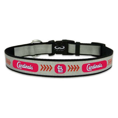 MLB St. Louis Cardinals Baseball Pet Collar, Toy, Reflective