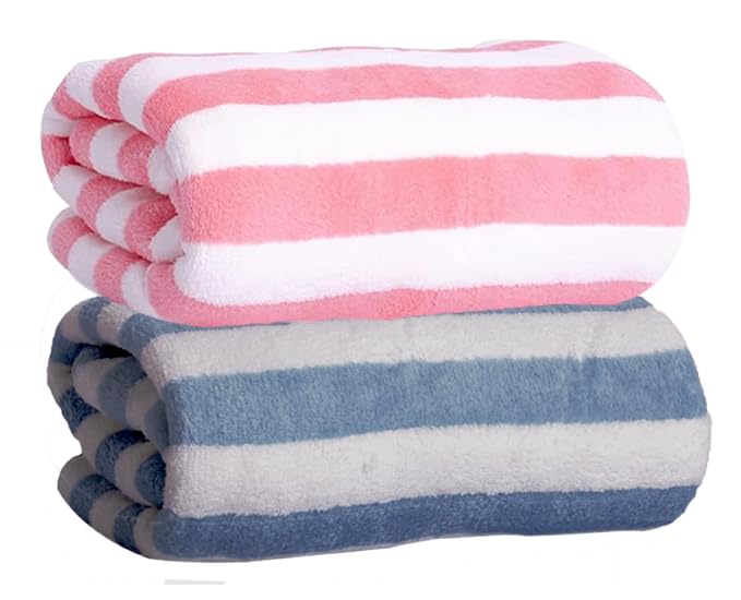See full amazon price history chart for MAXOSHINE Microfiber Towels for Bath-Stripes Bath Towel for Men and Women-Soft Coral Fleece Towel with Hook Quick Dry Super Absorbent-70 x 140 cm (Blue/Peach, Pack of 2) MAXOSHINE Microfiber Towels for Bath-Stripes Bath Towel for Men and Women-Soft Coral Fleece Towel with Hook Quick Dry Super Absorbent-70 x 140 cm (Blue/Peach, Pack of 2) (B0CJZ9NC2S) Amazon Price History, Amazon Price Tracker