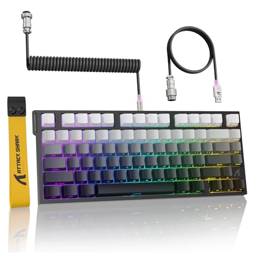 Clavier magnétique ATTACK SHARK R82HE à déclenchement rapide et latence 0,08 ms