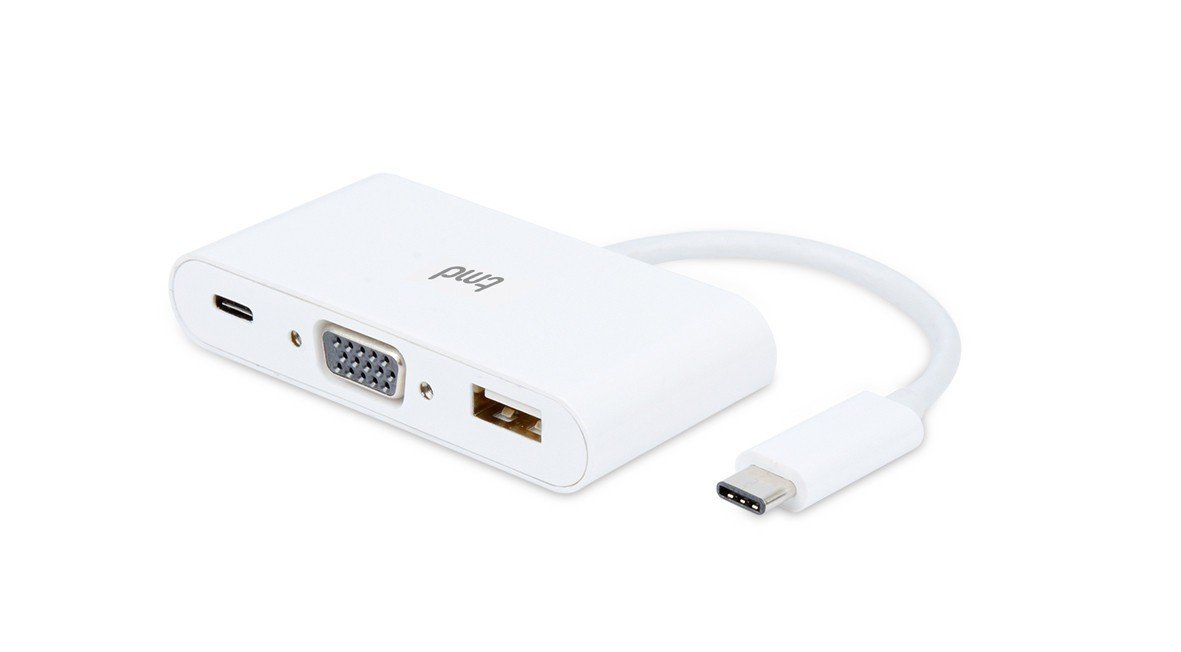 TMD AD5L-03WH USB-C to VGA Multiport Adapter