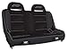 PRP Seats Elite Series Rear Bench for Jeep Wrangler JKU; all black