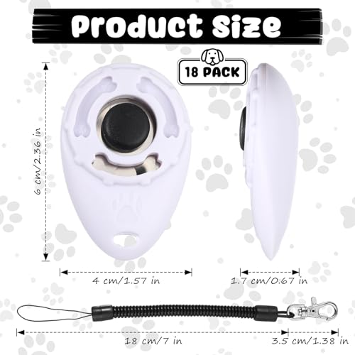 Frienda Dog Training Clickers with Wrist Strap