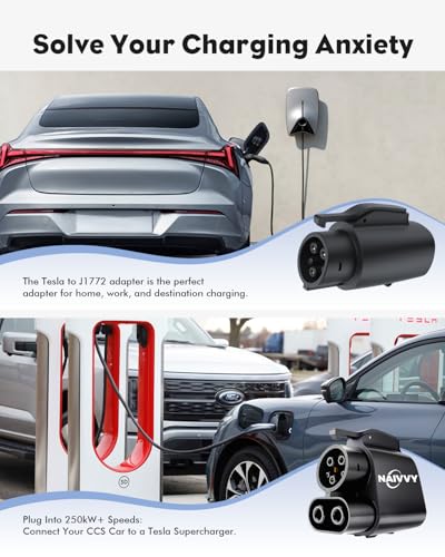 Image of Adapter Bundle - NACS to CCS Charger & Tesla to J1772 Adapter, Compatible with Tesla Superchargers, High Powered Connectors, Destination Chargers (Adapter Bundle)