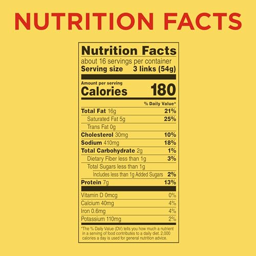 Banquet Brown'N Serve Original Fully Cooked Sausage Links, Frozen Breakfast, 32 oz., 50-Count