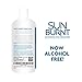 Sunburnt Ultra Hydrating Aloe Vera Gel by with Natural Organic Aloe Vera + Calendula Echinacea Hyaluronic Acid to Help Soothe Hydrate Cool Dry Skin Provide Soothing Sunburn Relief, 16 Ounce (SUNB21006)