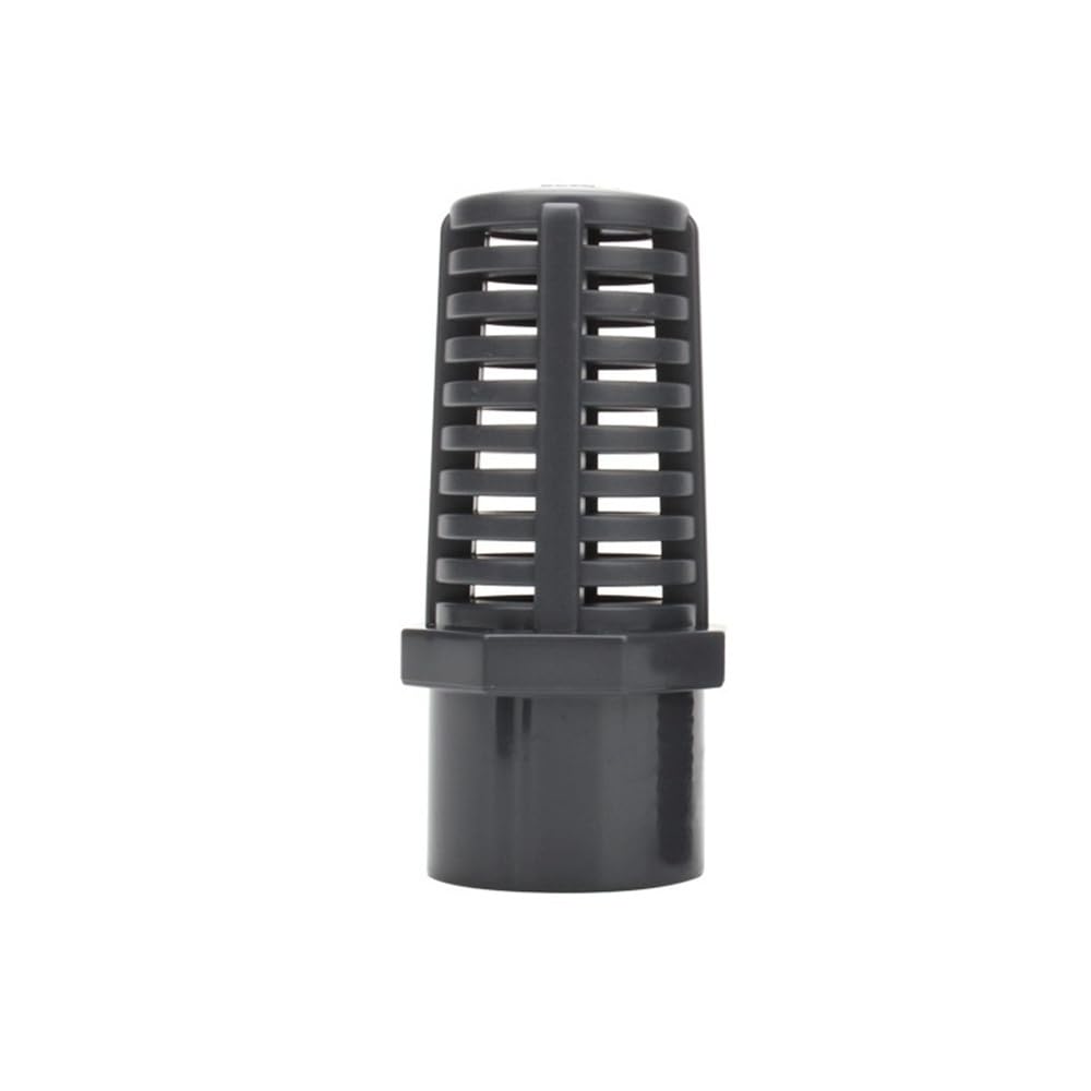 Mogahin One Color Water Tube Elbow Upvc Aquarium Water Pump Filter Joint Grey, Flower Basket Strainer Screen Fish Tank Inlet 1Pc(63Mm)