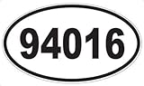 US Decal, Inc. Number 94016 Oval Sticker