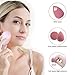 Makeup Sponges Set - Beauty sponges Blending Blenders with 1 Holder and Egg Case, Flawless for Cream, Powder and Liquid (Pink, 4Pcs+1Holder+ case)