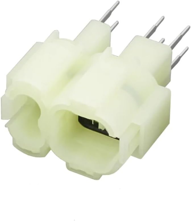 5 Sets 2.3mm Series Plug 6 Pin Ways Automotive Cable Wire Harness Connector Socket Auto Pcb Pin Header Male DJ7064-2.3-10(White)