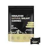 J-PRQ Himalayan Shilajit Gummies, Shilajit Gummies for Men & Women with Ashwagandha | Gokshura | 85+ Minerals, 100% Natural, 60 Gummies