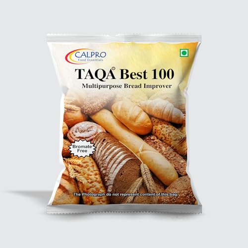 Image of Calpro's Taqa Best 100 - 1KG | Multipurpose Bread Improver | Enhances Dough, Crust & Freshness |100% Vegetarian