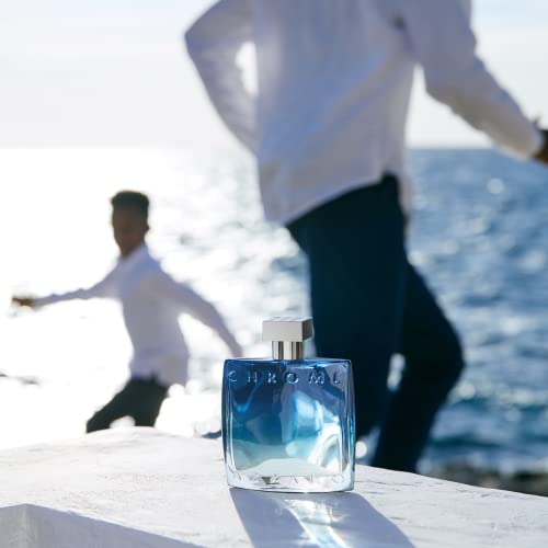 Azzaro Chrome Eau De Parfum 3-Piece Holiday Gift Set - Mens Cologne - Fougère, Aromatic & Woody Fragrance, 3.4 & 0.34 Fl Oz Travel Size Spray, Includes Chrome Eau De Toilette Sample ($149 Value) #TOP6