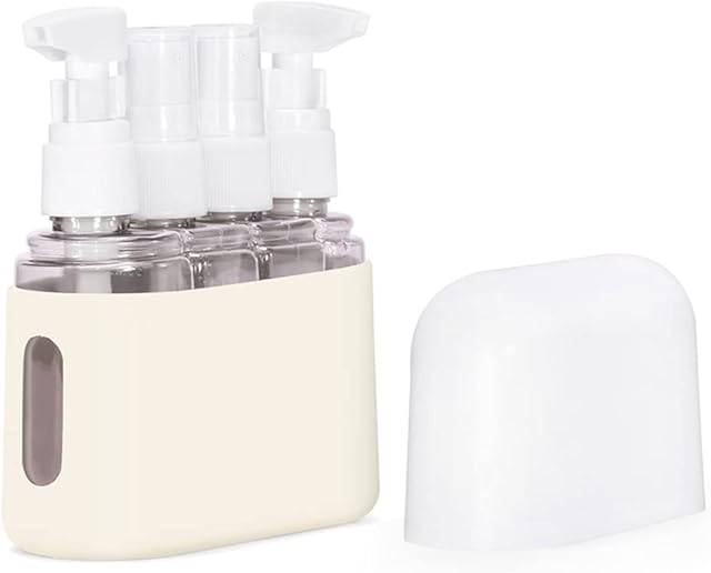 ZOESON Portable 1.7ozTravel Size Spray Bottle with Fine Mist,Leak Proof Refillable Make Up Travel Lotion Bottle for Cosmetic Skincare Lotion,Essential Oils,Homemade Cleaners