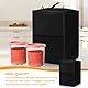 Slushi Maschine Abdeckung, 43 x 20 x 43 cm Wasserdicht 600D NylonStaubdichtem Mehrere Taschen Staubschutz, Smoothie Maschinenabdeckung für Ninja SLUSHi Maschine FS301EU und KLAMER Slush Maschine