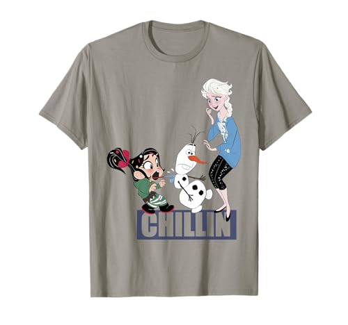 Disney Wreck It Ralph 2 Comfy Princess Elsa Chill T-Shirt T-Shirt