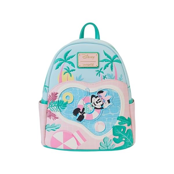 Loungefly Disney Minnie Vacation Style Poolside Mini Backpack | Minnie Mouse Bags & Backpacks Standard