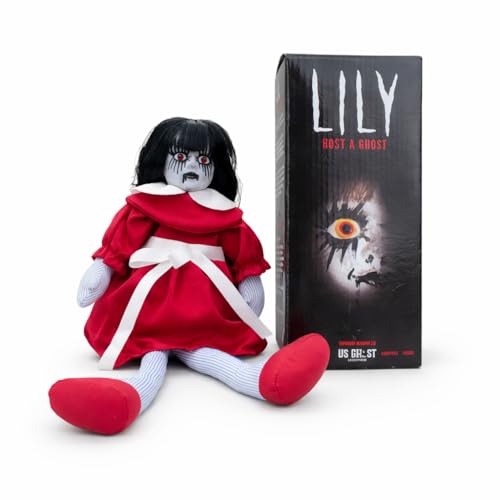 Lily: Host a Ghost 13 Creepy Haunted Doll for Protection from Ghosts. Lizzie Borden House Scary Doll for Halloween and True Crime Collectors