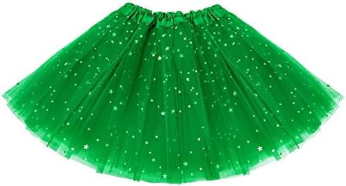 KEREDA Girls Tutu Skirts Sparkle Sequin Princess Dresses 3 Layers Ballet Dance Toddler Baby Tulle Star Costume for Girls 2-8T