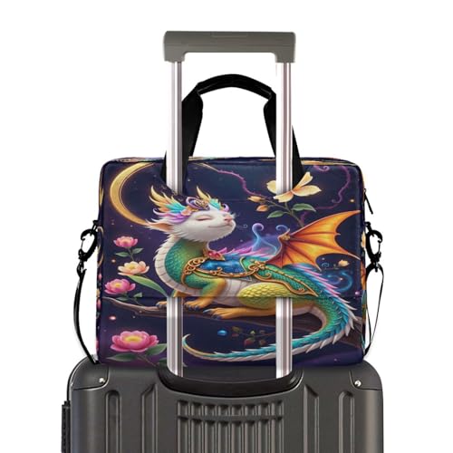 Bolso maletín para laptop estilo dragón para oficina miniatura 3