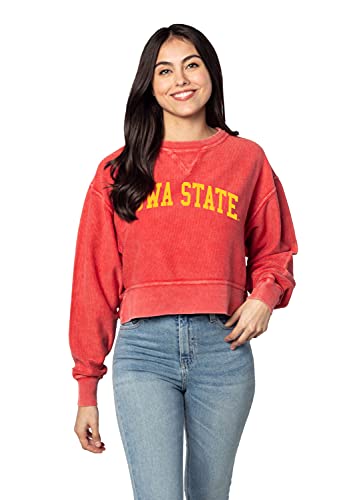 Image of chicka-d NCAA womens Corded Boxy Pullover