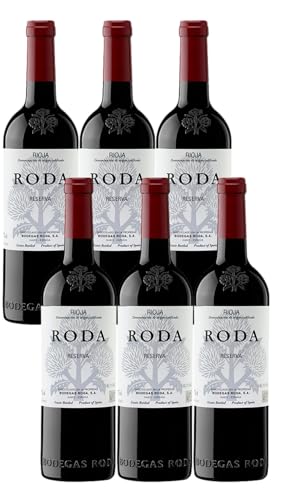 Roda Reserva – Vino Tinto D.O.Ca. Rioja | Pack de 6 Botellas (75 cl) | Envío Gratis | Elegancia, Intensidad y Clase de Viñas Viejas
