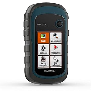 Garmin eTrex 22x – robustes, wasserdichtes GPS-Outdoor-Navi mit 2,2″ (5,6 cm) Farbdisplay mit Tastenbedienung, vorinstallierter TopoActive-Europakarte und 25 Std Akkulaufzeit