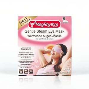 MegRhythm Warming Eye Mask – Pack of 5 – Gentle Steam 100g