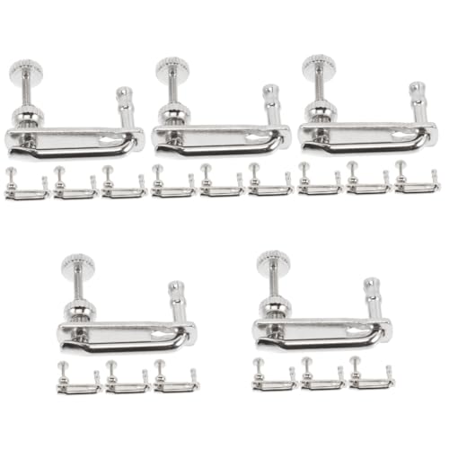 WESIEVYA 20個小提琴微?器 合製 微?器 属弦? 通用提琴用 取り付け簡単 耐